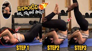 Rashmika Mandanna Stunning Workouts For Pushpa 2 | Rashmika Mandanna GYM Video | Allu Arjun