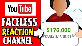 Create Faceless Reaction Channel and Earn $10000 Per Month on Youtube. #facelesschannel