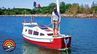 SAILING around the world in a TINY boat!