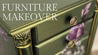 Gorgeous Furniture Makeover Using Moonshine MetallicsCustom Designed Jewelry Armoire