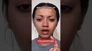 makeup inspired by phobias - thalassophobia