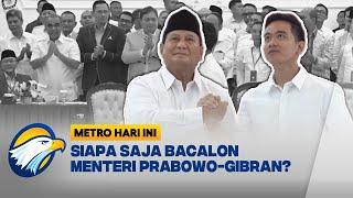 Teka-Teki Bakal Calon Menteri di Kabinet Prabowo-Gibran