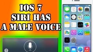 New Siri Male Voice For iOS 7 - How To Change Siri's Voice