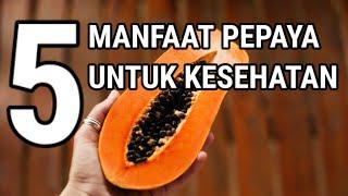 THESE ARE 5 BENEFITS OF PAPAYA FRUIT FOR HEALTH #infosehat