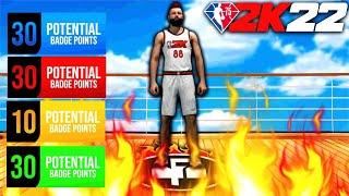 BEST POST SCORER BUILD in NBA 2K22! | TOXIC 1v1 Court Build..