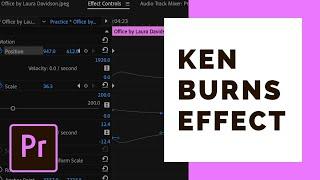 Easy Ken Burns Effect in Premiere Pro