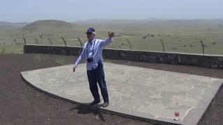 Haim Danon in a lecture to British officers from Mount Shifon Observatory