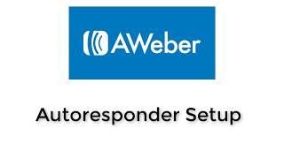 Aweber Tutorial Training :  Autoresponder Setup  - Schedule Followup Emails