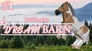 BUILDING MY DREAM HORSE BARN #1 - Minecraft SWEM Mod