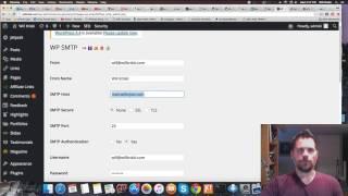 Fixing Wordpress Email Problems with SMTP Plugin