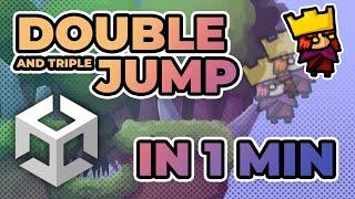 How to implement double (or triple) jump in Unity 2d