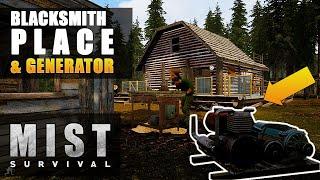 BLACKSMITH PLACE + BUILDING a GENERATOR | Mist Survival Gameplay | S2 EP6