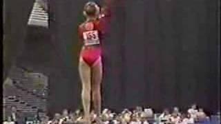 Shannon Miller - 1991 Worlds EF - Balance Beam