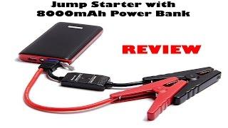 Kmashi Portable Car Jump Starter with 8000mAh Power Bank Review