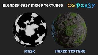 Blender Mix Textures Easy Peasy