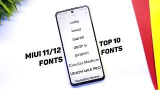 Miui 11/12 Fonts | Top 8 Best Miui Font For Any Xiaomi Device | Miui Premium Fonts