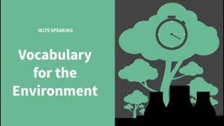 Vocabulary for the environment