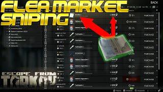 How To Snipe & Dominate The Tarkov Flea Market - Easy Money - Escape From Tarkov