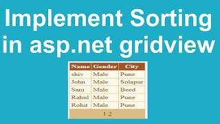 Implement Sorting in asp.net gridview