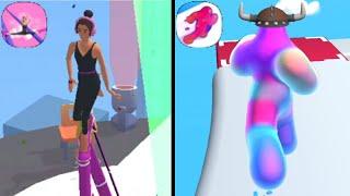 BLOB RUNNER 3D vs HIGH HEELS! - gameplay walkthrough ( android / ios )