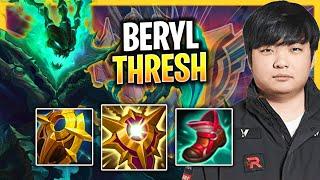 BERYL BRINGS BACK THRESH SUPPORT! | KT Beryl Plays Thresh Support vs GalioRumble!  Season 2024