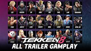 TEKKEN 8 All Fighter Gameplay Trailers Showcase