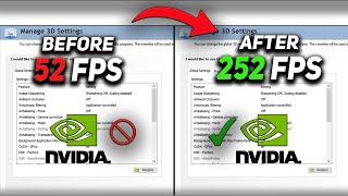 Best NVIDIA Control Panel Settings for MAX FPS & Performance (2025 Guide!)