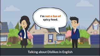 How to express your 'Dislikes' in English || Spoken English Mastery