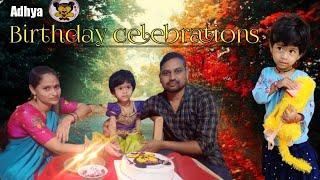 Birthday celebrationa/ Adhya'  promo /gdk / Vinay Adhya