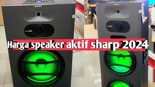 daftar harga speaker aktif sharp terbaru 2024