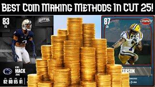 Use These Methods To Make Tons of Coin in CUT 25! Best Coin Making Methods in College Football 25!