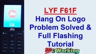 Jio Phone Hang On Logo Solution F61F // lyf f61f Hard Reset //  JANKARI GYAN