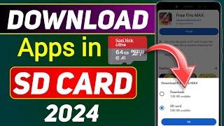 Play Store se apps SD Card me install kaise kare 2024 | How to install apps in external storage