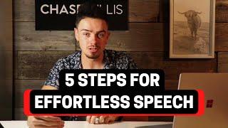 Effortless Speech in 5 Steps (Client Result)