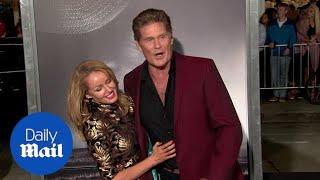 David Hasselhoff & Hayley Roberts arrive at 'The Mule' premiere