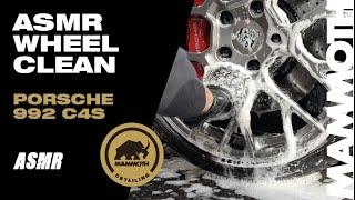 Porsche 992 C4S Spyder Deep Wheel Clean | ASMR