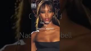 Gigi Hadid VS Naomi Campbell Hair Flip  #gigihadid #naomicampbell #hairflip #runway