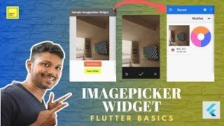 Flutter ImagePicker Widget | Use Camera, Gallery to Pick Images, Videos | Flutter Tutorial