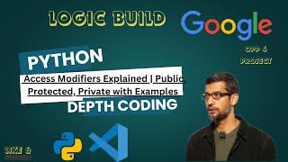 oop, Access Modifiers Explained | Public, Protected, Private with Examples  interview theory+ code