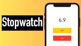 SwiftUI: Create a Stopwatch