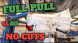 2014 Chevy Silverado Transmission Removal. 6L80 (No Cuts Video)