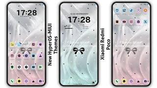 3 New HyperOS-MIUI Themes for Xiaomi,Redmi,Poco | Best HyperOS-MIUI Themes