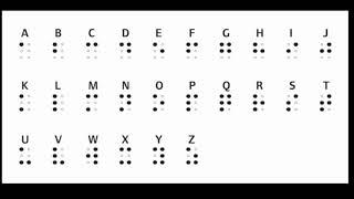 Braille letters|| Braille Alphabets for Teaching || Braille A to Z letters