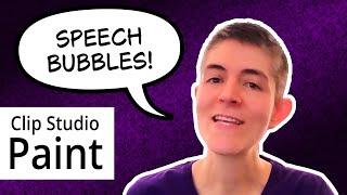 Comic Speech Bubbles - Clip Studio Paint's Balloon Tool