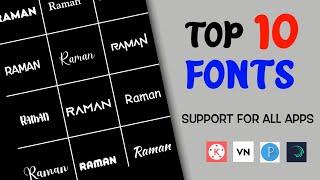 TOP 10 FONTS 2022