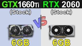 GTX 1660 Ti Vs. RTX 2060 | 1080p and 1440p | New Games Benchmarks