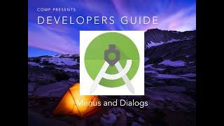 Developers Guide v6 Menus and Dialogs