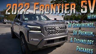 New 2022 Nissan Frontier SV w/ SV Premium, SV Convenience, & Technology Packages