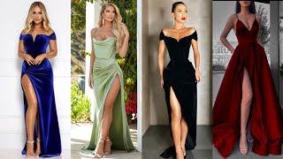 HIGH-SLIT EVENING DRESSES LOOK BOOK: GORGEOUS HIGH SLIT EVENING DRESSES/DINNER