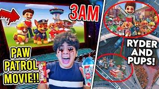 DO NOT WATCH THE PAW PATROL MOVIE AT 3AM!! (RYDER AND PUPS CAUGHT ON DRONE)